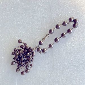 Faux Chocolate brown pearl bracelet- Classy and timeless